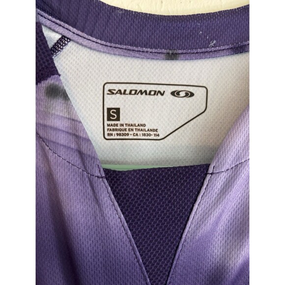 Salomon Purple Long Sleeve Tee - Picture 6 of 8